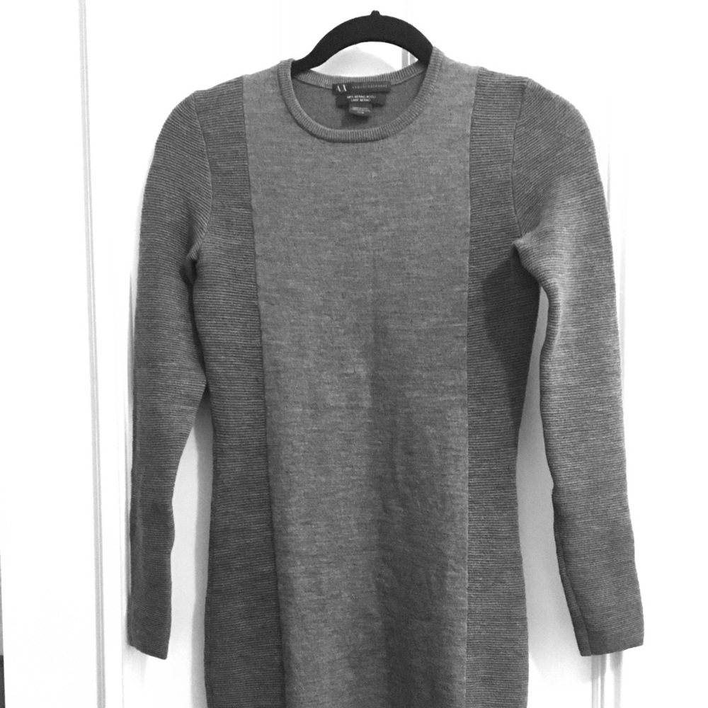 Armani Exchange 100% Merino Wool Dress